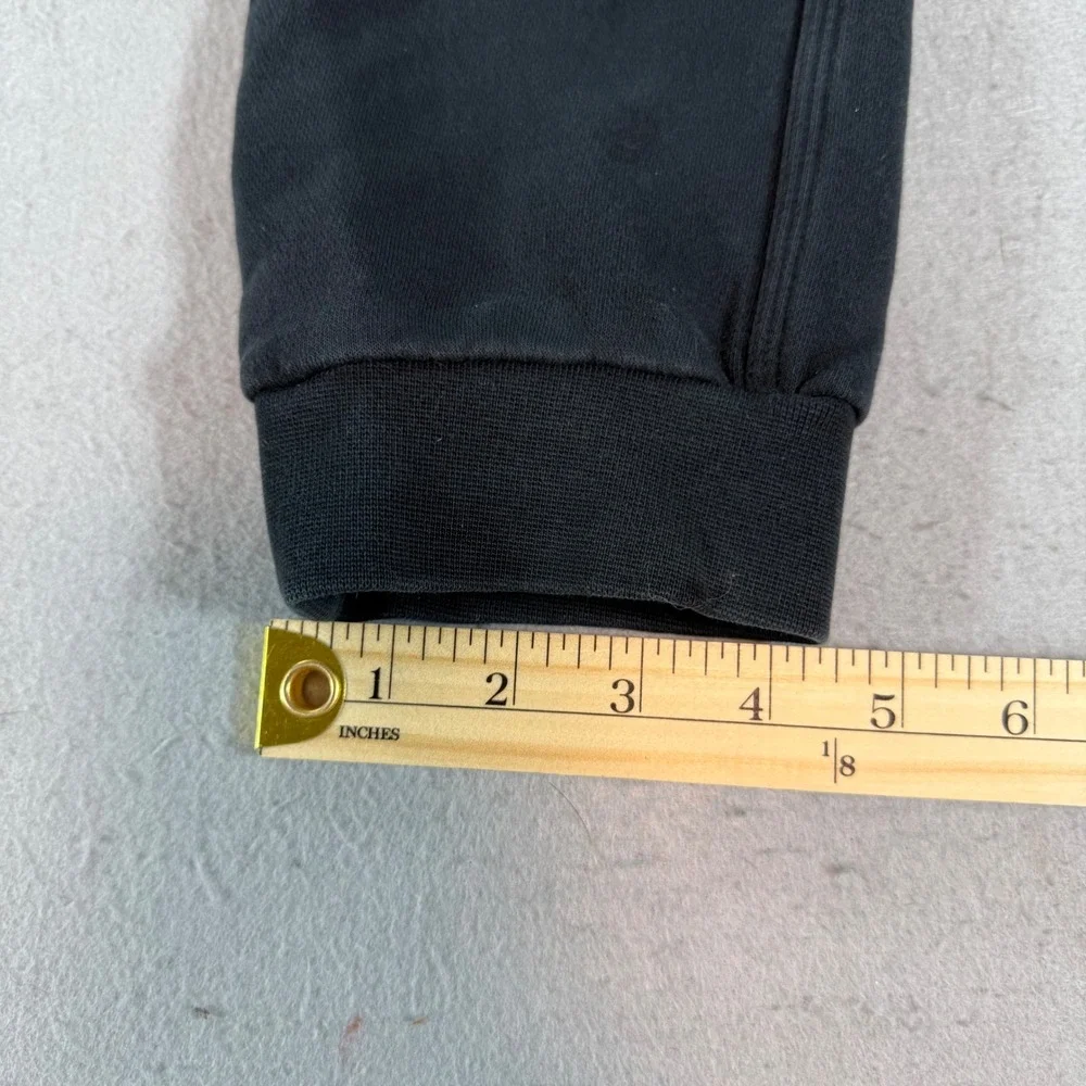 Nike Kids Fleece Jogger Sweatpants‎ Boys M Black Swoosh Snap Pocket